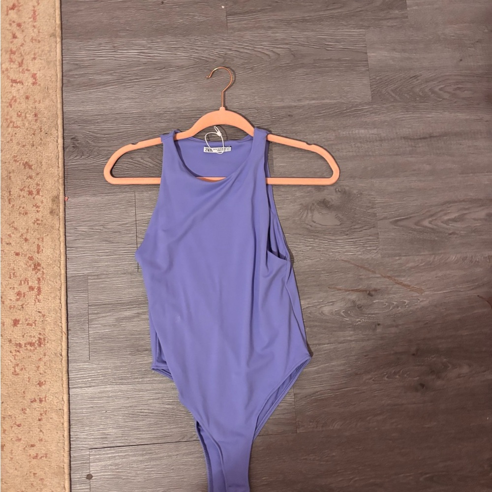 Zara Lavender Sleeveless Top